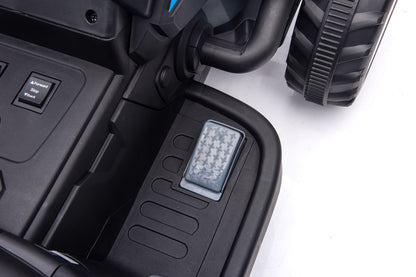 Elektrický traktor A009B – modrý s bateriovým pohonem