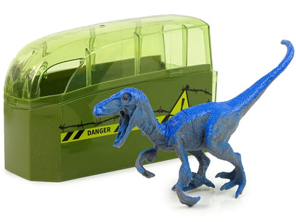 Terénní auto s přepravníkem dinosaurů – DIY stavebnice