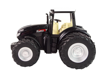 RC traktor na dálkové ovládání 2.4G s kovovým tělem – černý