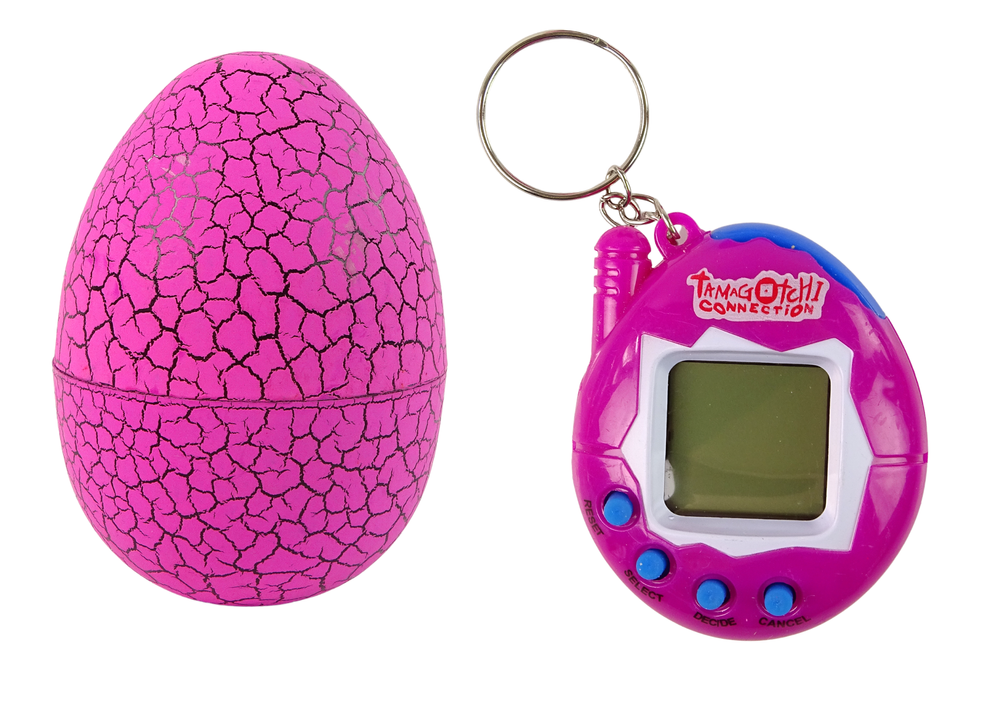 Tamagotchi v růžovém vajíčku – elektronický mazlíček