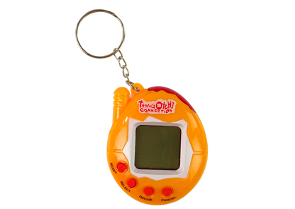 Tamagotchi ve vajíčku – elektronický mazlíček pro děti – oranžové
