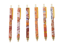 Sada 6 propisek s motivem kapybary – modré pero