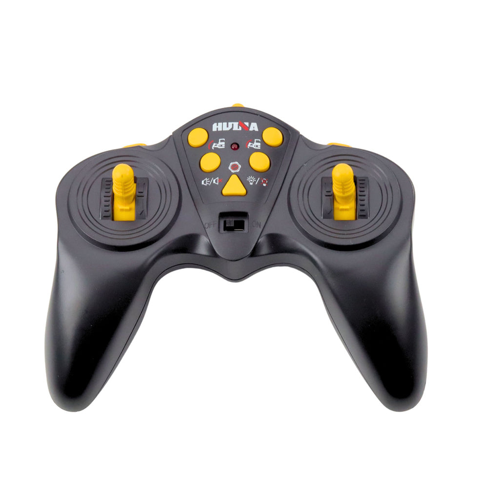 RC sklápěč Huina 1553 s dálkovým ovládáním – žlutý, 1:16