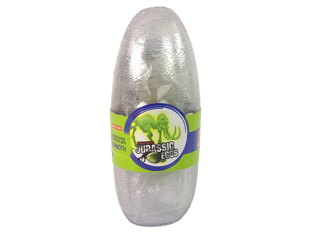 3D kostra mamuta svítící ve tmě v dinosauřím vejci – pro děti od 6 let