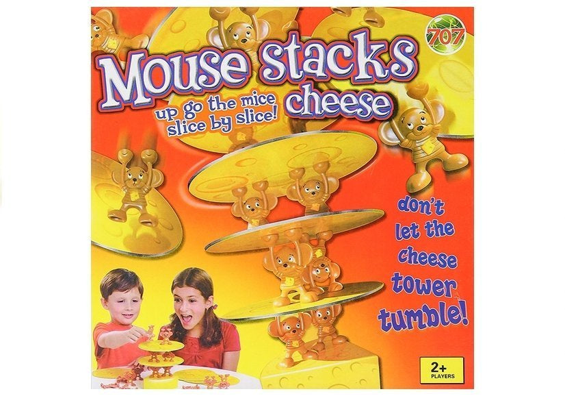 Cheese Tower with Mice Arcade Game Family Game