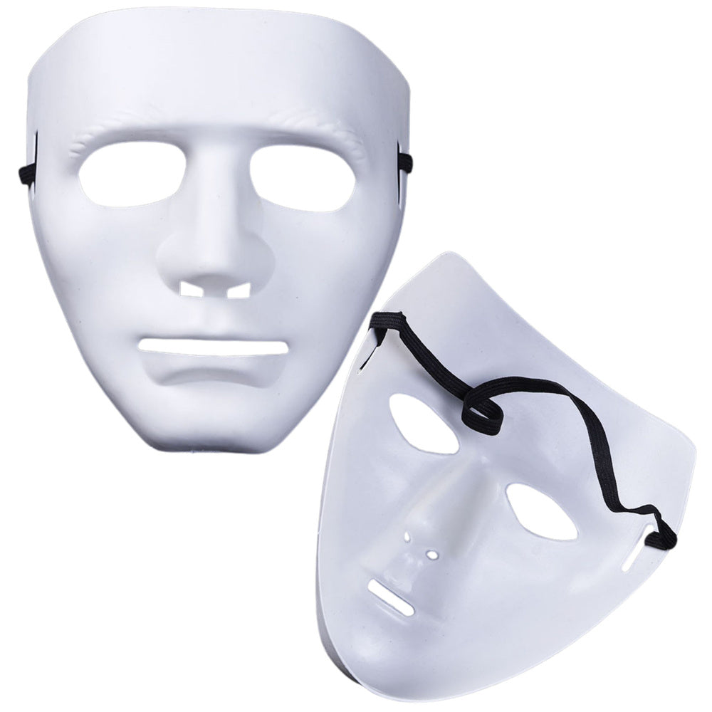 Maska Anonymous na gumičce – bílá nebo červená