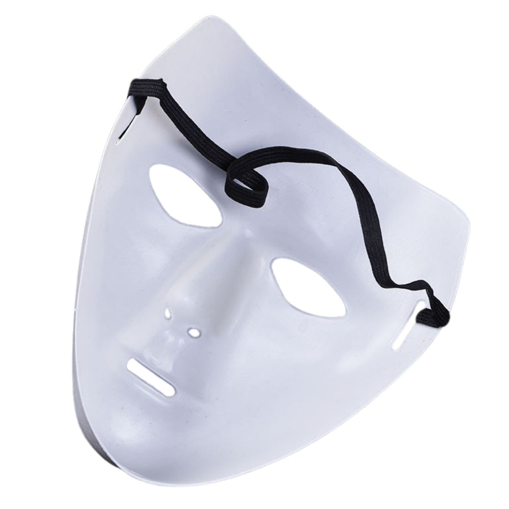 Maska Anonymous na gumičce – bílá nebo červená