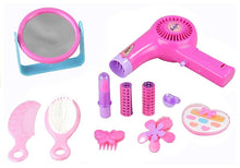 Girls Beauty Kit Hair Accessories Set Realistic Hairdryer In A Bag