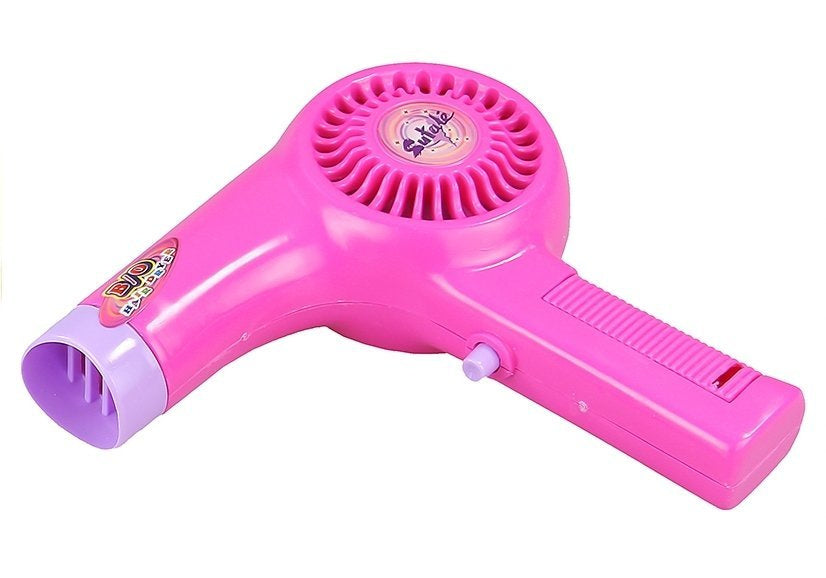 Girls Beauty Kit Hair Accessories Set Realistic Hairdryer In A Bag