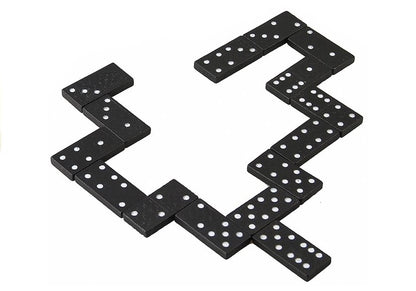 Domino Dominoes Dominos In A Wooden Box 28PCS
