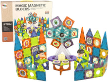 Magnetická stavebnice 3D s ruským kolem – 155 dílů
