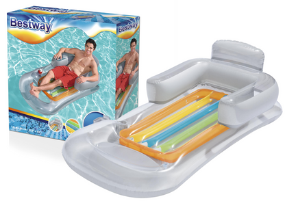 Nafukovací lehátko s opěradlem a držákem na nápoj – Bestway