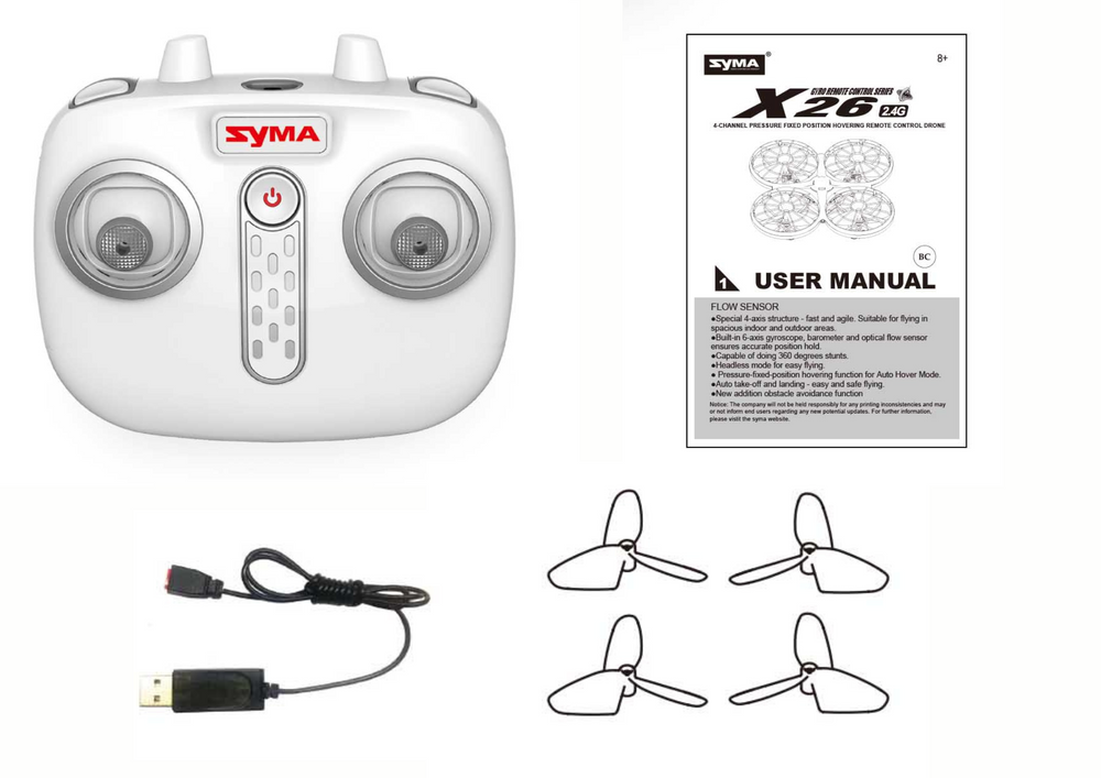 RC dron X26 s vyhýbáním překážkám pro děti od 8 let – SYMA