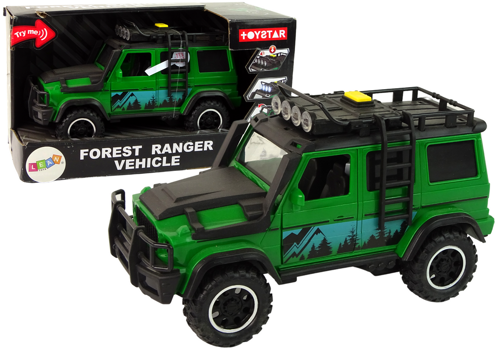 Terénní auto 1:14 se světly a zvuky – zelené