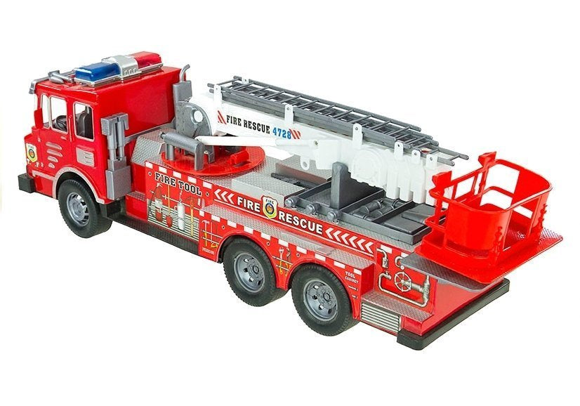 Large Fire Department Set Fire Truck Figures Quad Helmet For Children