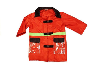 Firefighter Costume with Accessories - helmet, fire extinguisher, crowbar