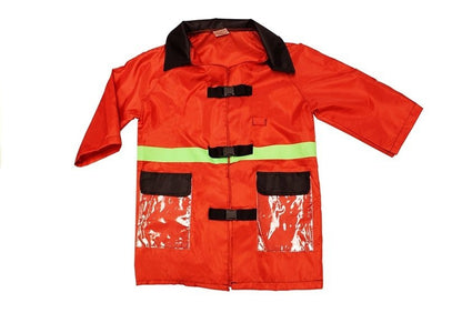 Firefighter Costume with Accessories - helmet, fire extinguisher, crowbar