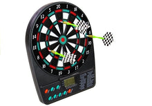 Electronic Dartboard Led Score Display Dart Board 18 Games 3 Darts 12 Spare Tips