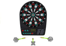 Electronic Dartboard Led Score Display Dart Board 18 Games 3 Darts 12 Spare Tips