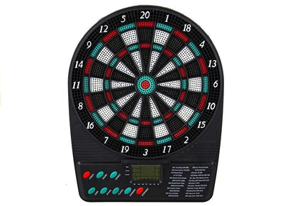 Electronic Dartboard Led Score Display Dart Board 18 Games 3 Darts 12 Spare Tips