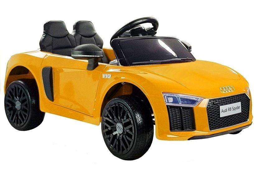 Audi R8 Spyder Yellow - Electric Ride On Car Painted