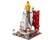 Vesmírná raketa 6v1 – stavebnice s 1000 kostkami