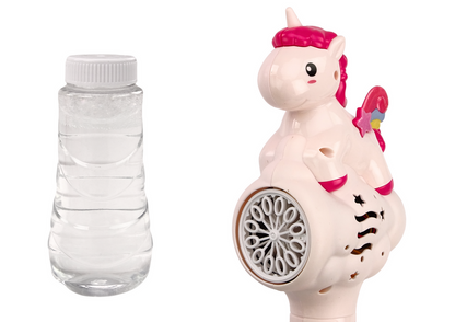 Bublifuk s hůlkou Růžový jednorožec – automatický stroj