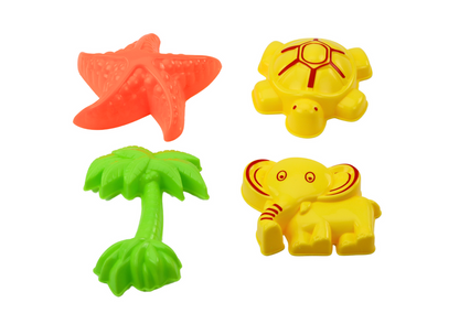 Sada na písek s mlýnkem, lopatkou, hráběmi a konvičkou – 10 dílů