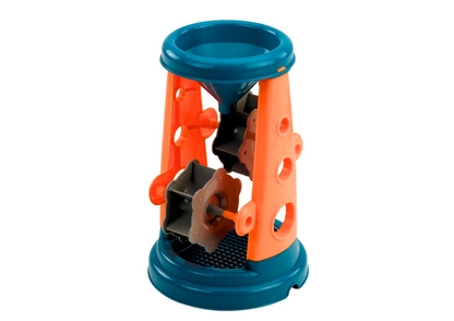 Sada na písek s mlýnkem, lopatkou, hráběmi a konvičkou – 10 dílů