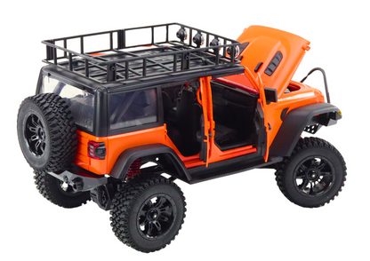 RC terénní auto 4x4 s 2.4G ovladačem – oranžové