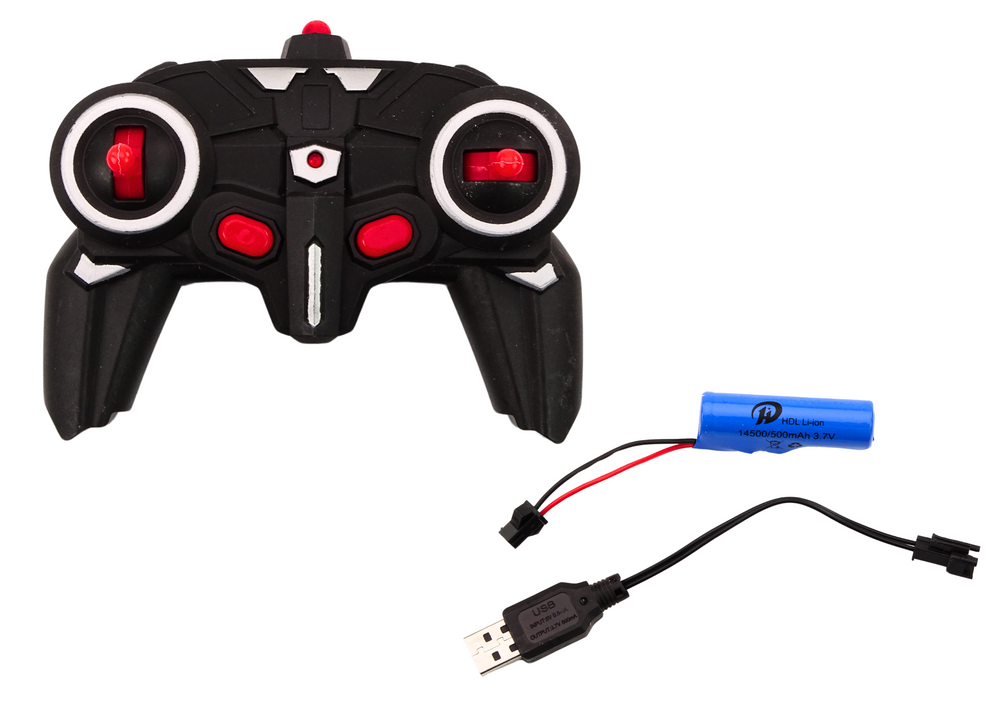 RC auto 1:18 s driftem 360° a světly – černé