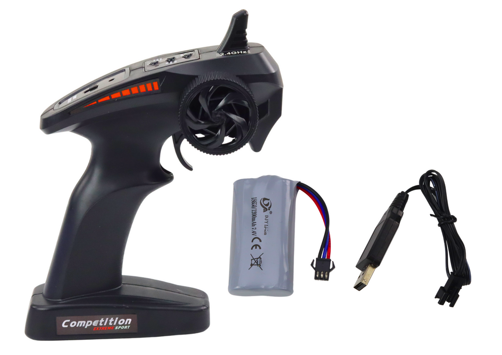 Velké RC sportovní auto na dálkové ovládání 1:8 se světly a zvuky