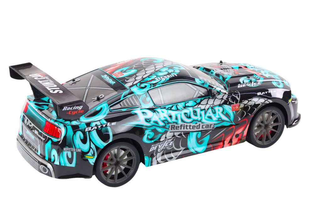 RC sportovní auto 1:8 se světly a zvuky – Graffiti design