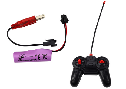 RC auto na dálkové ovládání 1:12 se světly a zvuky – červené