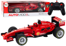 RC auto na dálkové ovládání 1:12 se světly a zvuky – červené