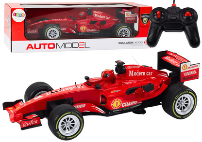 RC auto na dálkové ovládání 1:12 se světly a zvuky – červené