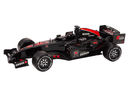 Závodní auto F1 s naťahovacím mechanismem a zvuky 1:14