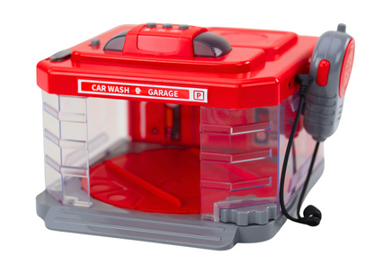 Hasičská myčka s garáží, vysílačkou, světly a zvuky