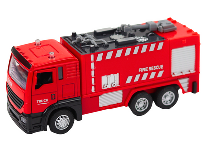 Hasičská myčka s garáží, vysílačkou, světly a zvuky