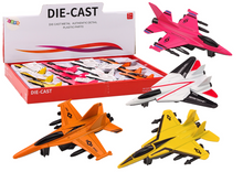 Kovový stíhací letoun s frikcí – 4 barvy