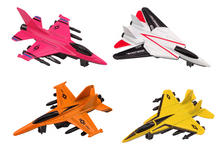 Kovový stíhací letoun s frikcí – 4 barvy