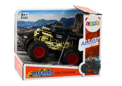 Vehicle Car with friction drive, off-road, black