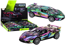Sportovní auto se světly a zvuky – chameleon efekt