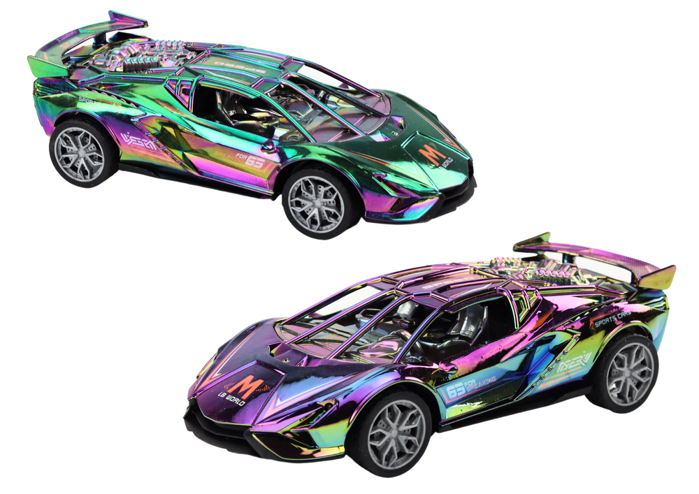 Sportovní auto se světly a zvuky – chameleon efekt