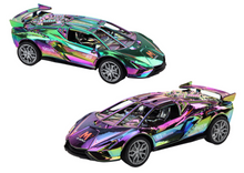 Sportovní auto se světly a zvuky – chameleon efekt