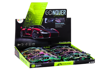 Sportovní auto se světly a zvuky – chameleon efekt