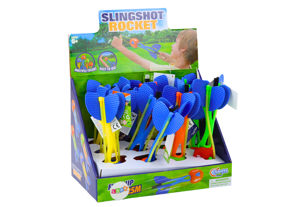 Pěnová raketa s katapultem – dostřel až 25 metrů