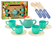 Dětský nádobí set s hrnečky, talíři a konvičkou, 22 dílů