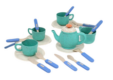 Dětský nádobí set s hrnečky, talíři a konvičkou, 22 dílů