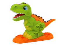 Modelovací hmota s dinosaurem a formičkami – 6 barev
